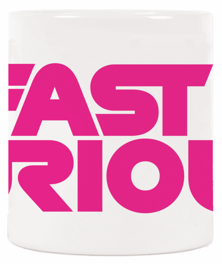 Fast & The Curious Mug - Pink